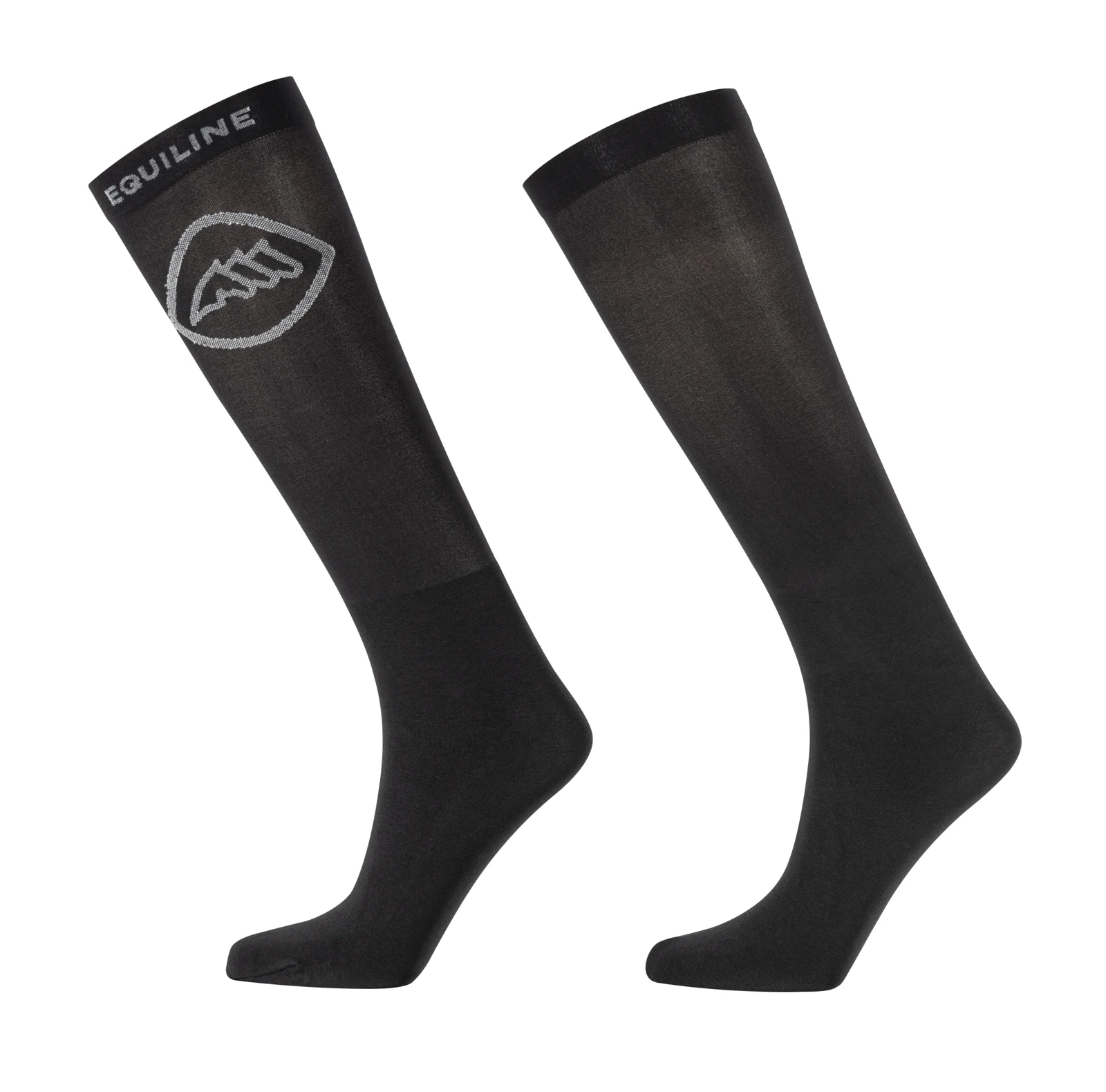 Black unisex riding socks unisex - Equiline