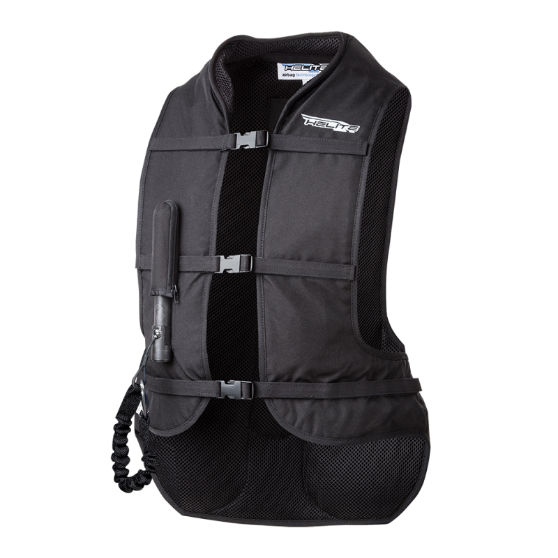Black protective air bag vest for children - Airjacket - HELITE
