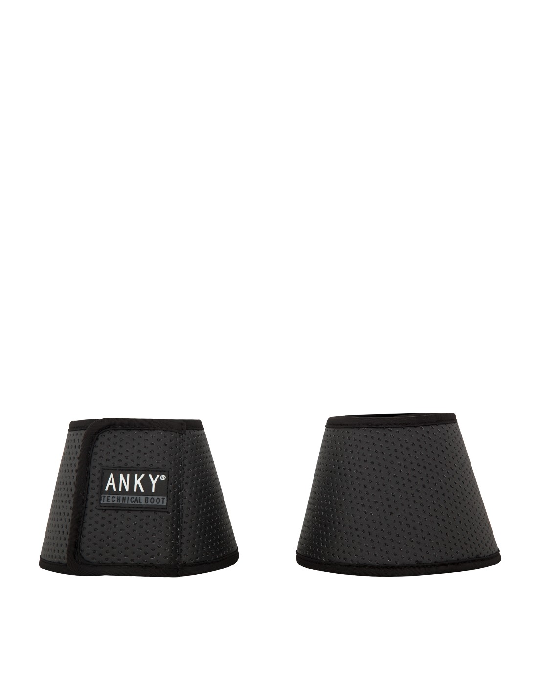 Pack of 2 black bells with diamond perforations by ANKY