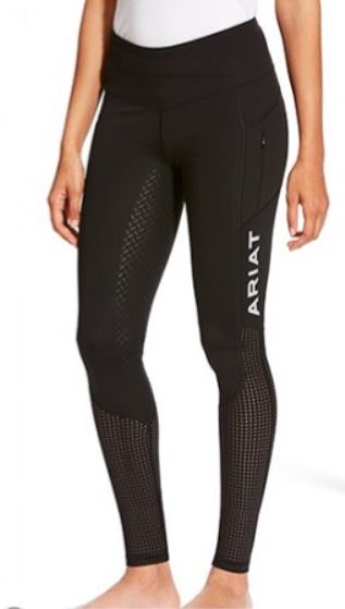 Summer tights with black perforations (grip culera) for women - EOS - ARIAT