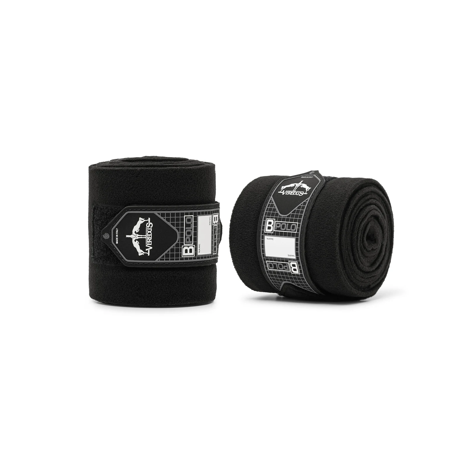 Black fleece bandages 360 cm B-Polo - Veredus