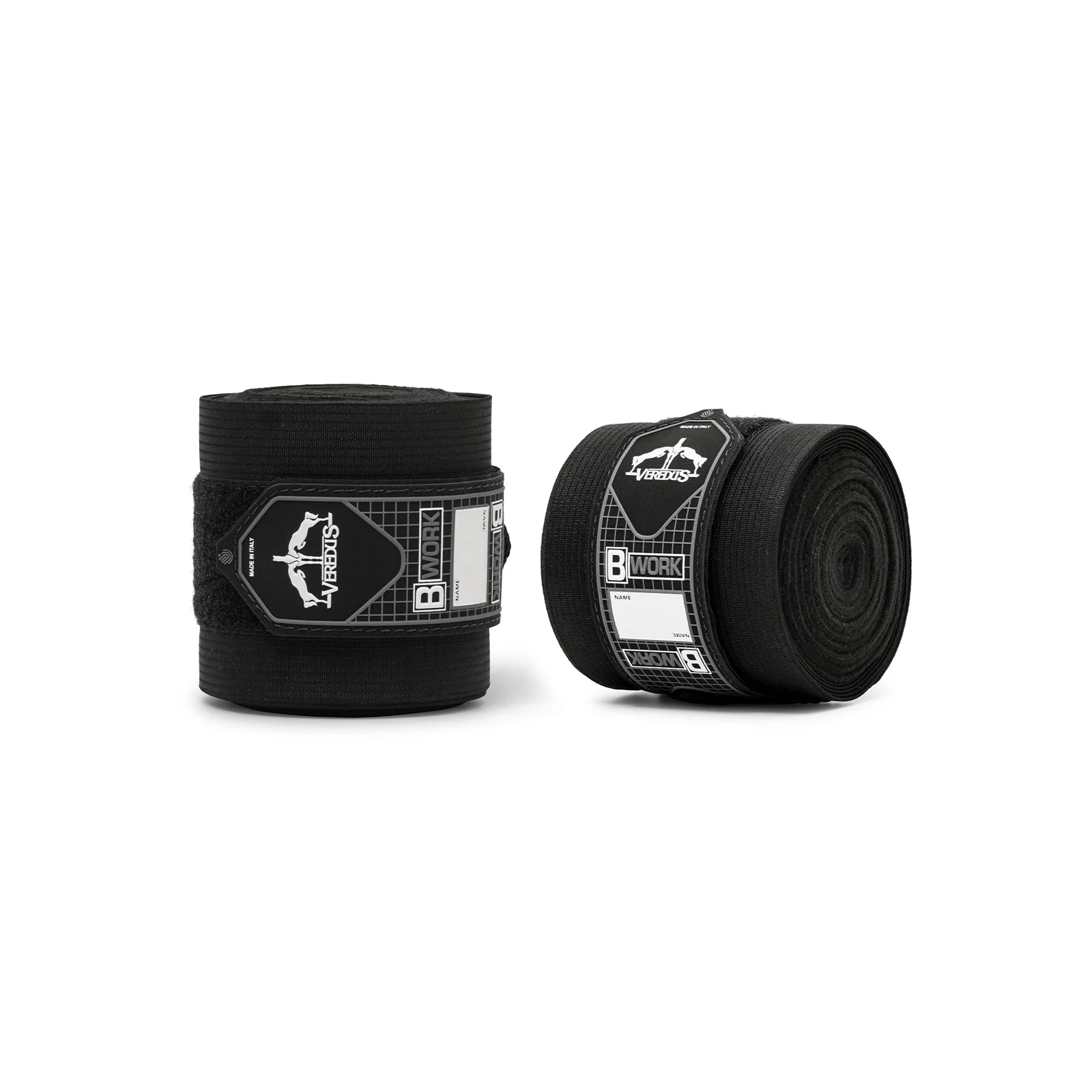 Black fleece and elastic work bandages 330 cm B-Work - Veredus
