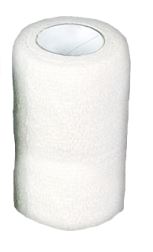 Cohesive Bandage in White for Work and/or Care for Horse/Pony - Lexhis