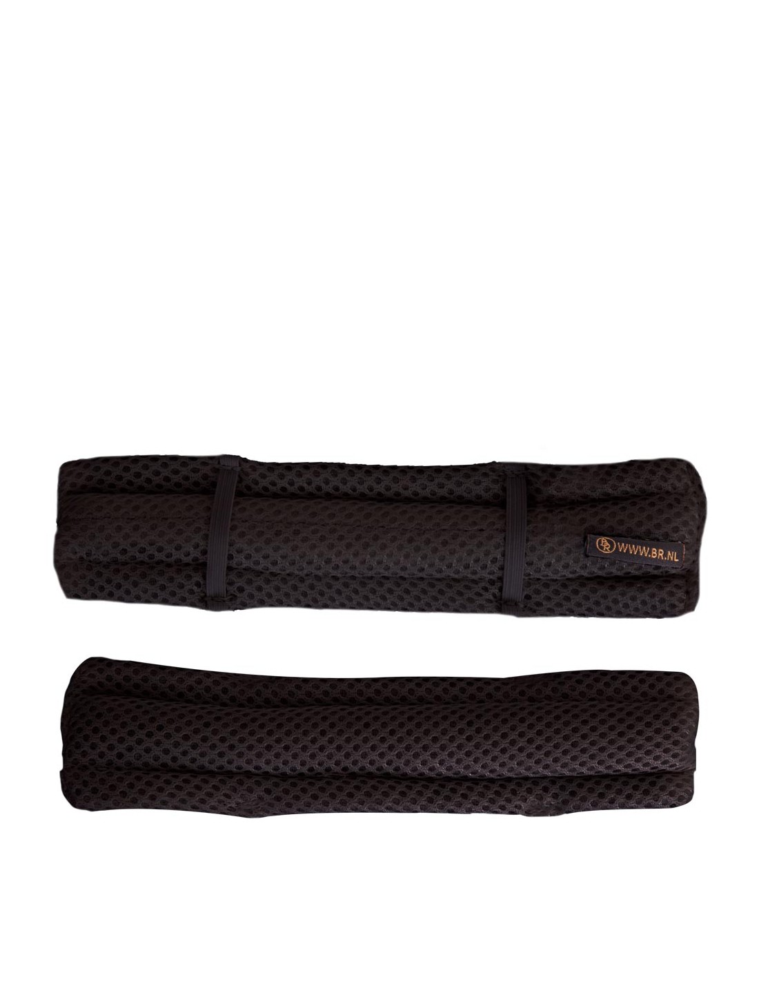 Protège-gourmette en polyester noir avec élastiques 20 x 5cm (long x large) - BR