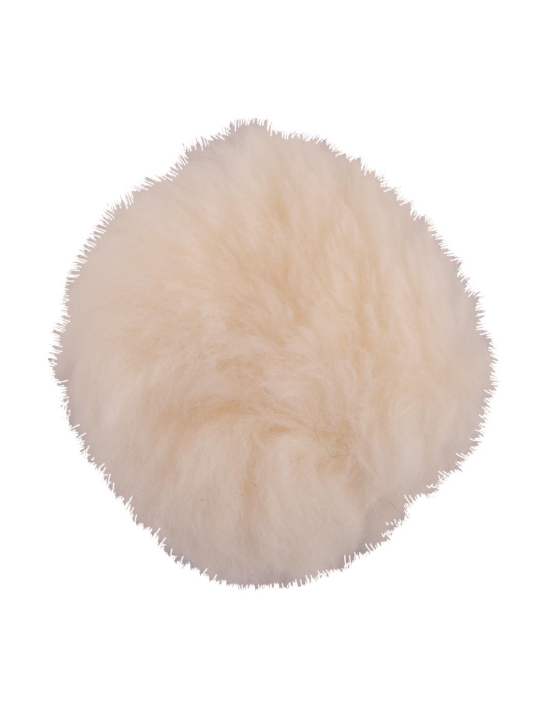 protection rond de muserolle de mouton beige avec velcro - BR