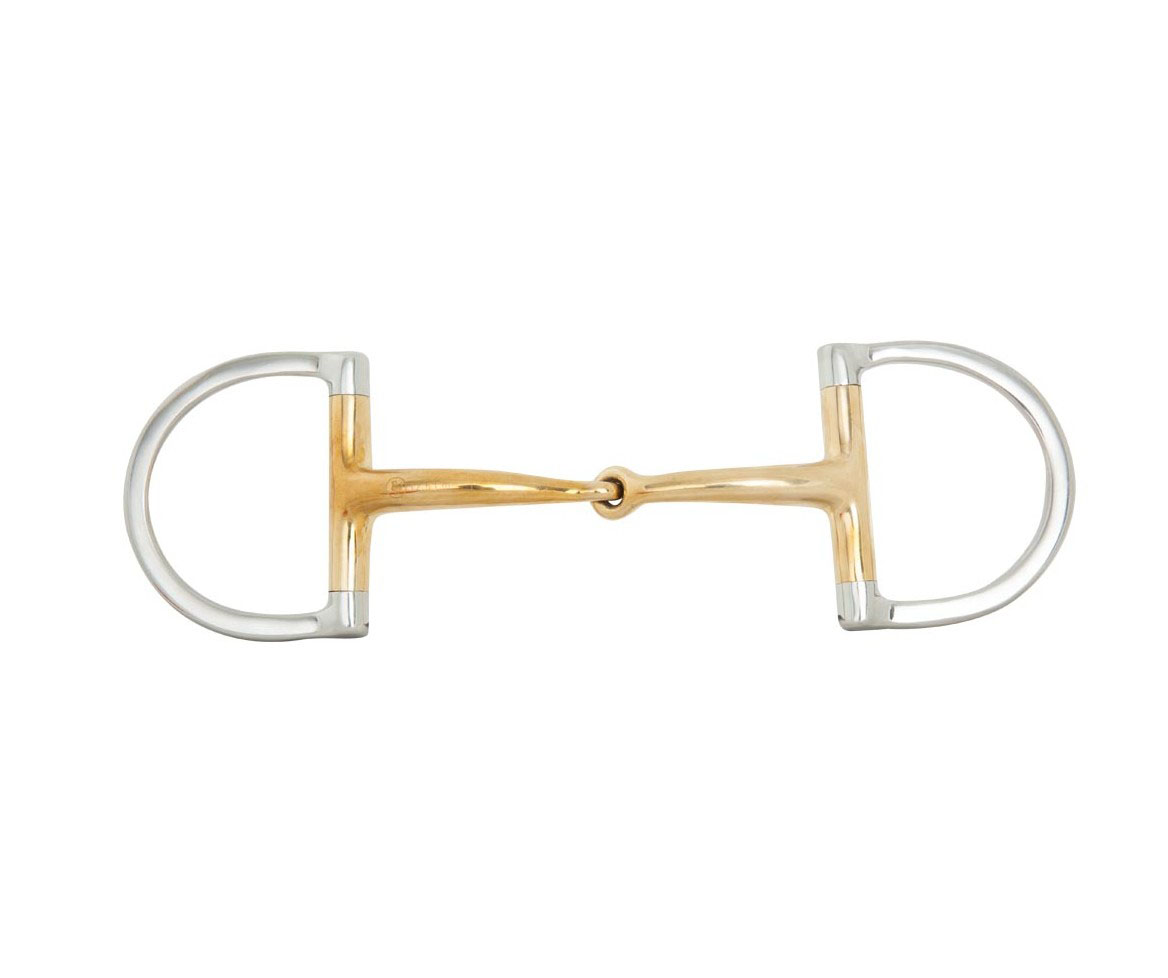 Two-piece D-ring fillet with single joint, soft contact, (14 mm, Ø 65 x 50 mm) - BR
