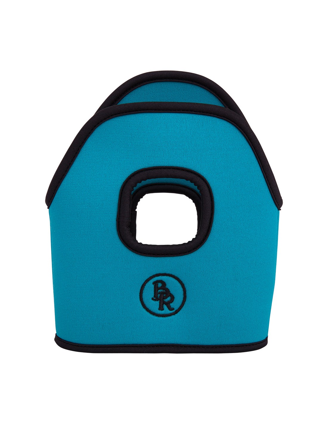 Turquoise neoprene stirrup cover to protect the saddle - BR