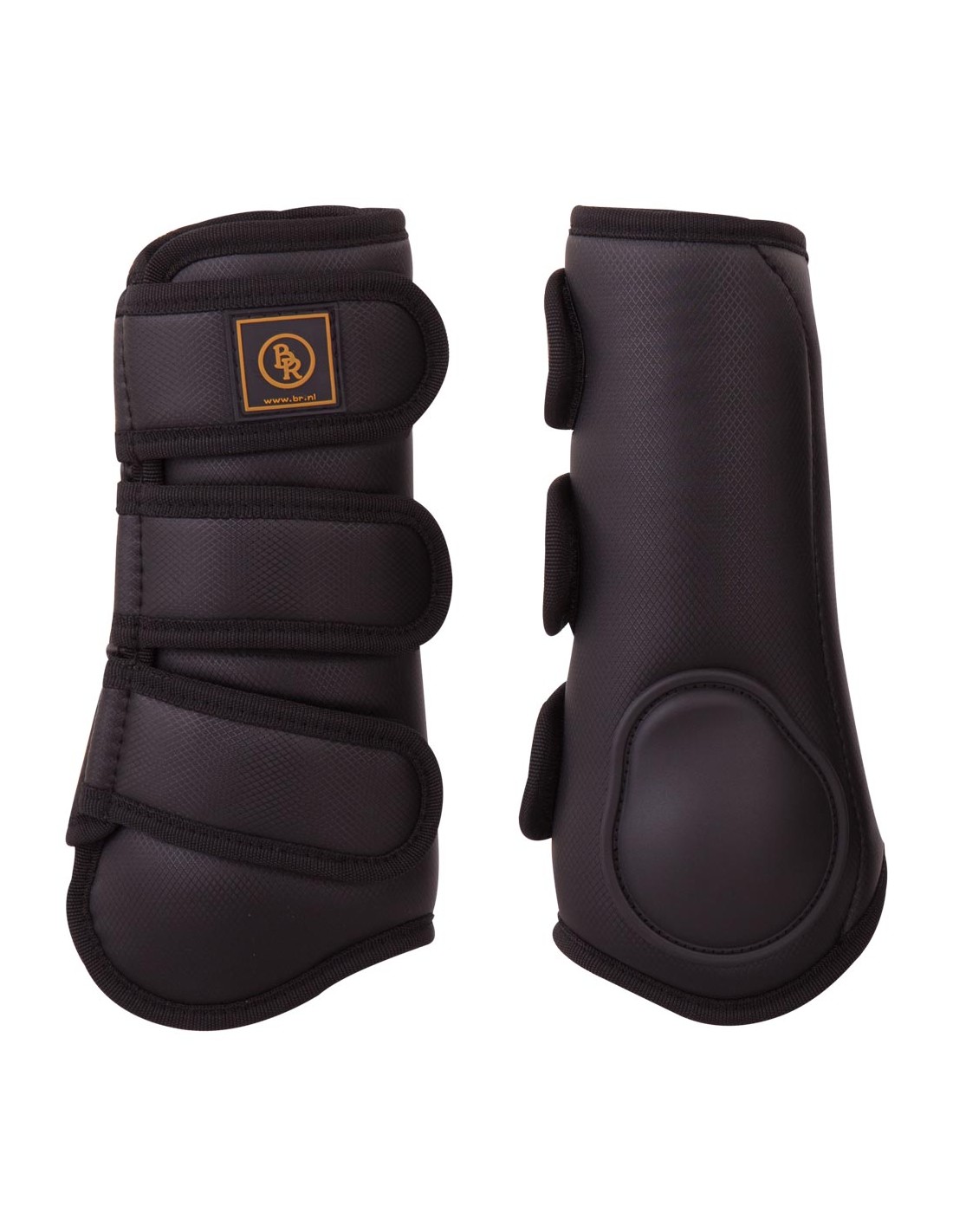 Pack of 2 black dressage protectors for horses and/or ponies - Pro Max Pro - BR
