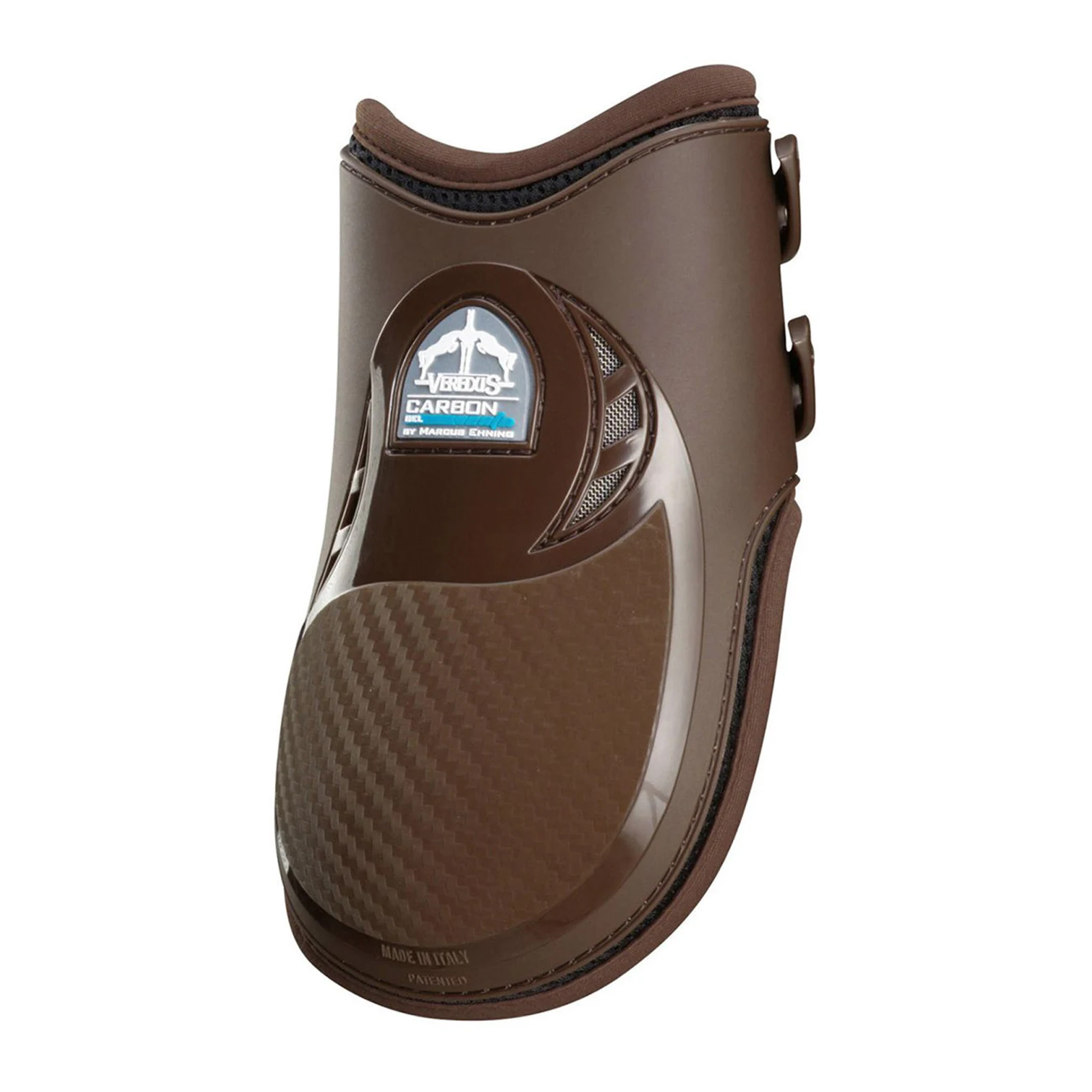 Protège-boulets postérieurs de saut marron Carbon Gel Vento - Veredus