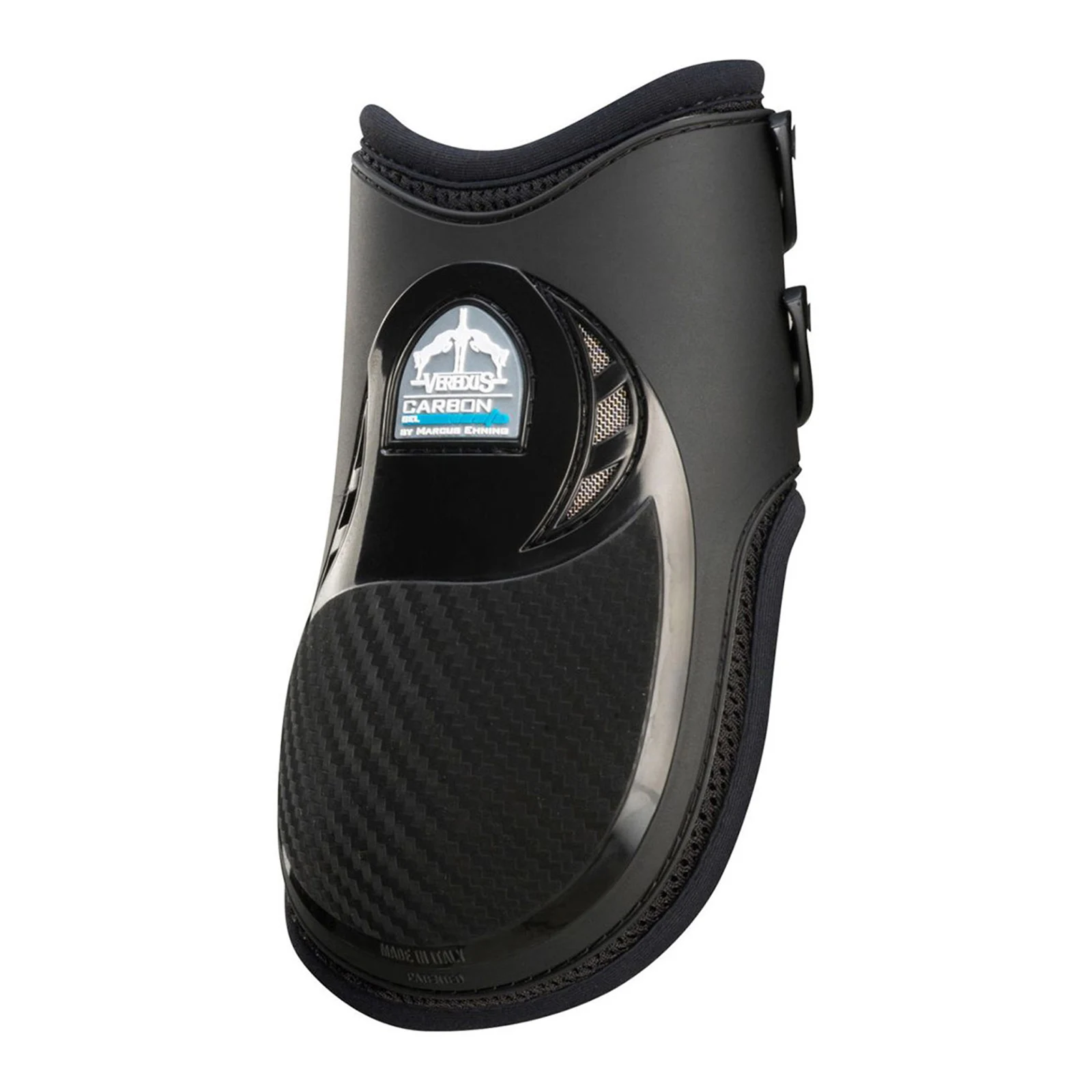 Protège-boulets postérieurs de saut noirs Carbon Gel Vento - Veredus