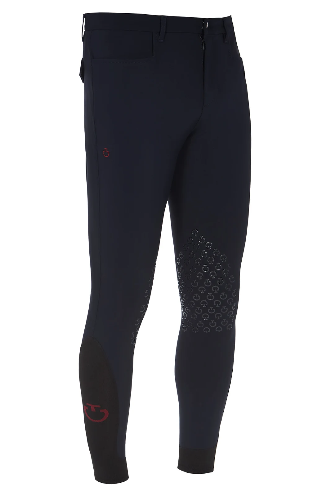 Pantalones de montar a caballo azul marino (grip rodilla) para hombre - Cavalleria Toscana