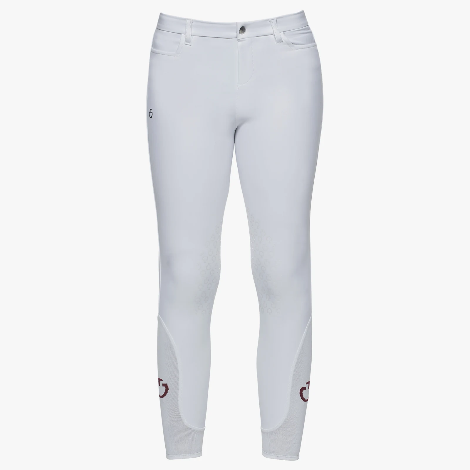 Pantalones blancos con bolsillos (grip rodilla) Niño - Cavalleria Toscana