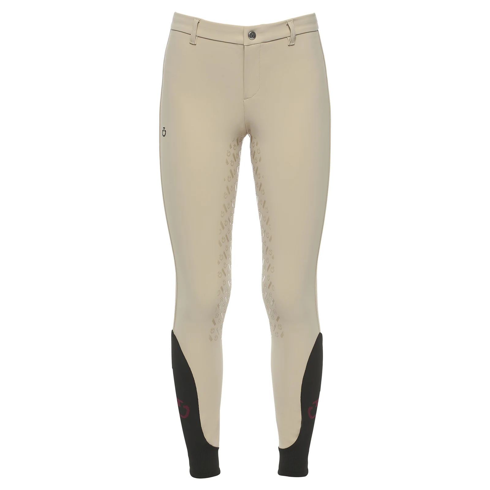 Pantalones beige sin bolsillos (grip culera) junior unisex - Cavalleria Toscana