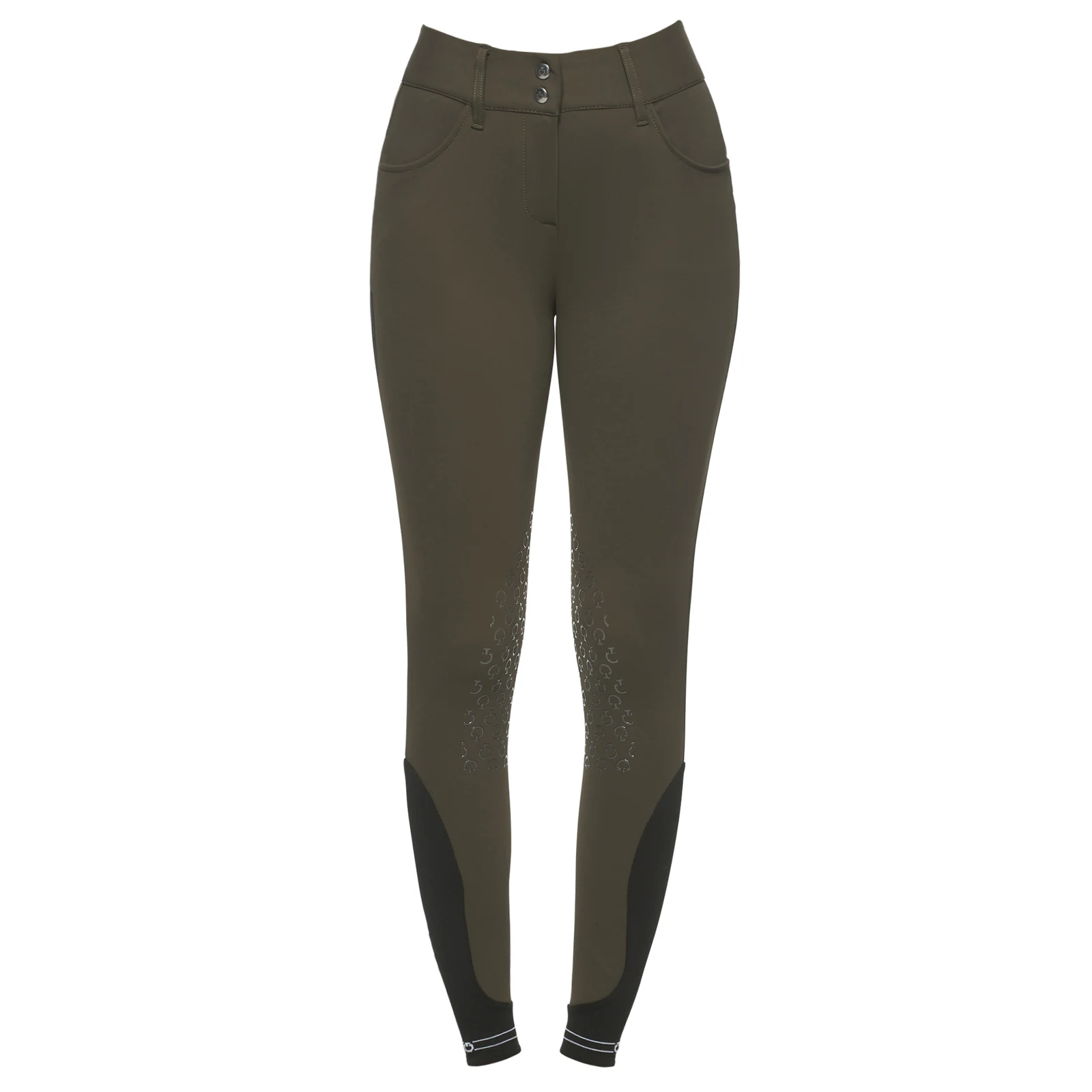 Green trousers model American for women - Cavalleria Toscana