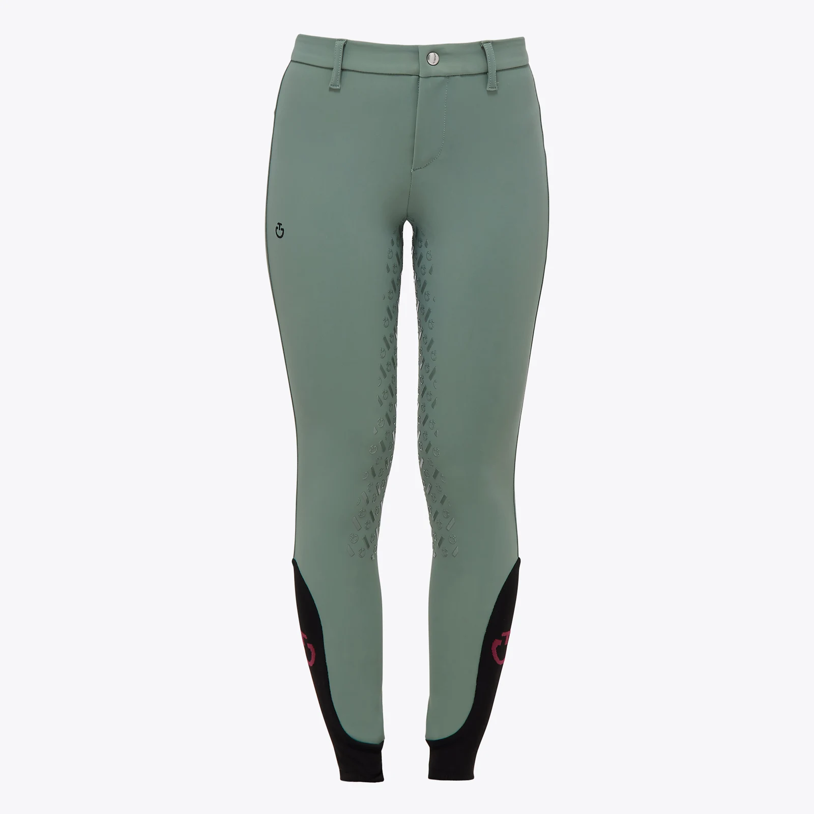 Green full-grip breeches without pockets junior unisex - Cavalleria Toscana