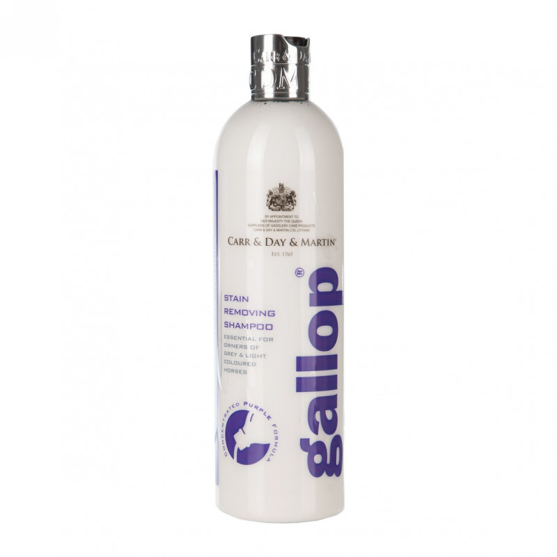 Gallop stain remover shampoo for White/Grey horses 500ml - Carr &amp; Day &amp; Martin