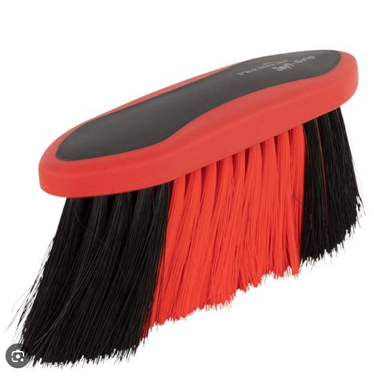Medium brush with thick red and black bristles (7cm bristles) - Premiere
