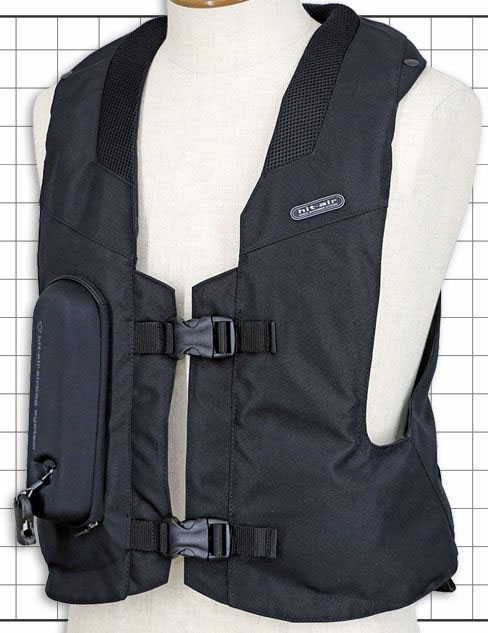 Chaleco air bag de protección negro - MLV3H - HIT AIR