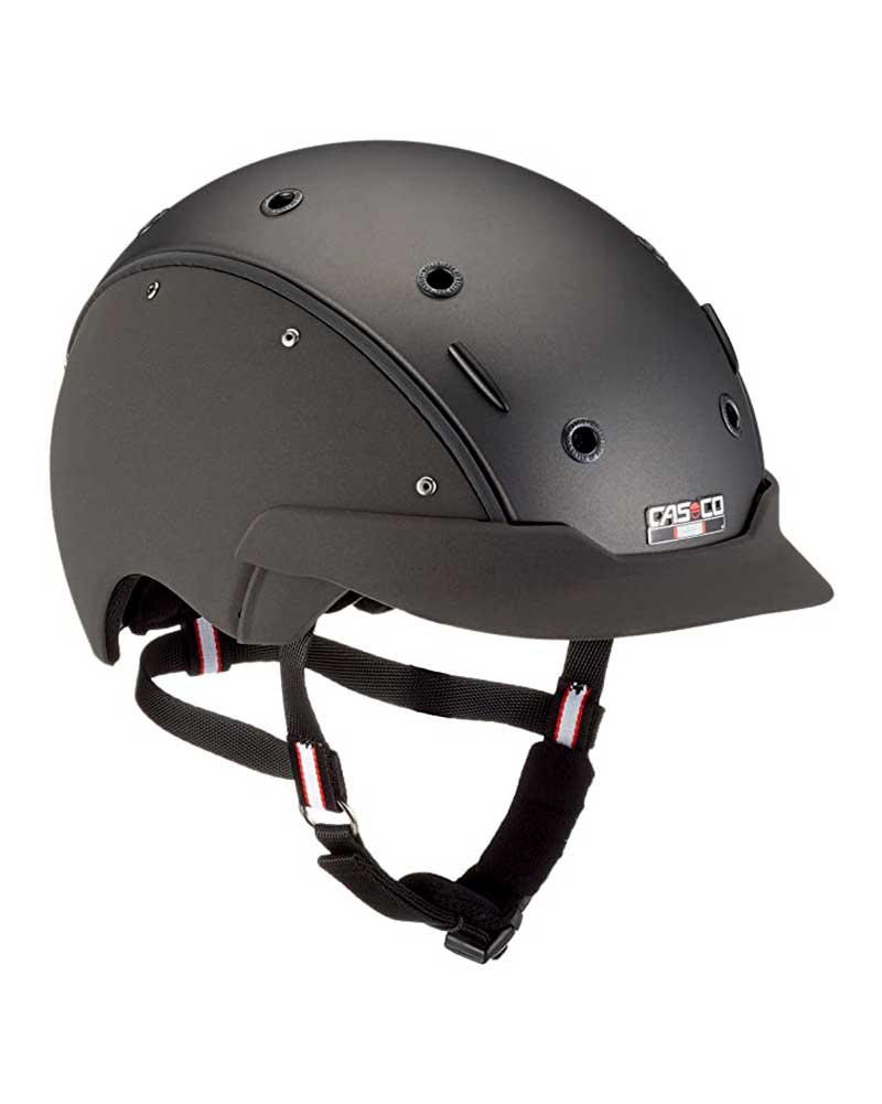 Casque d'équitation gris mat - Champ 6 - Casque