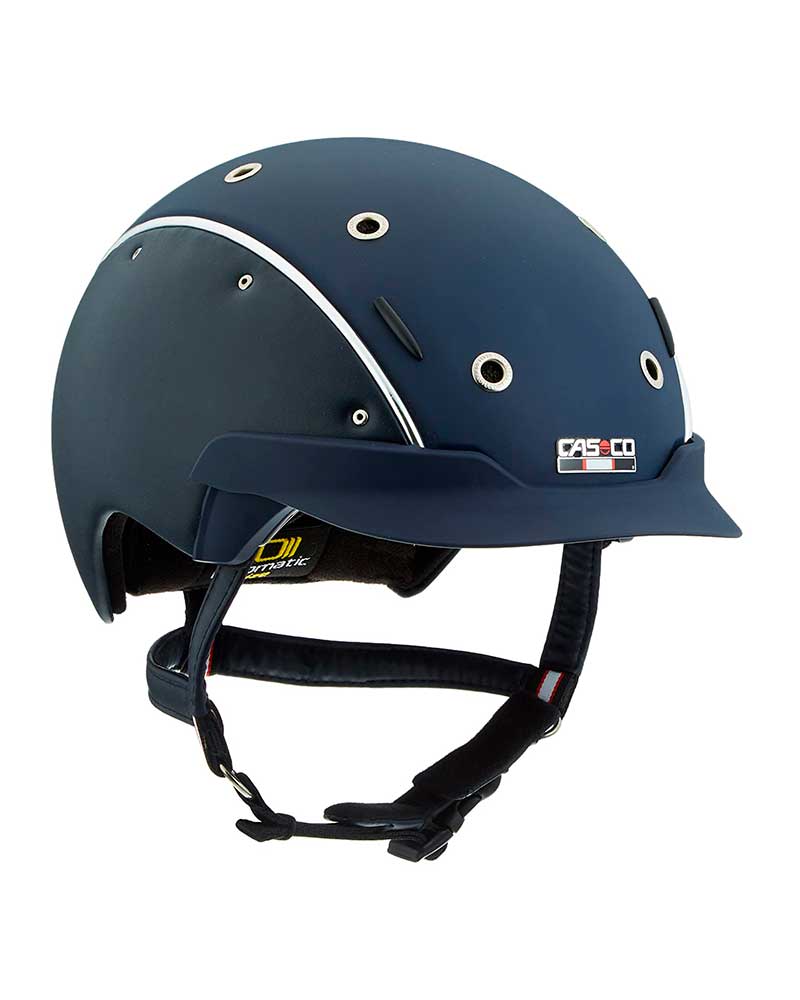 Casque d'équitation bleu marine mat - Champ 6 - Casque