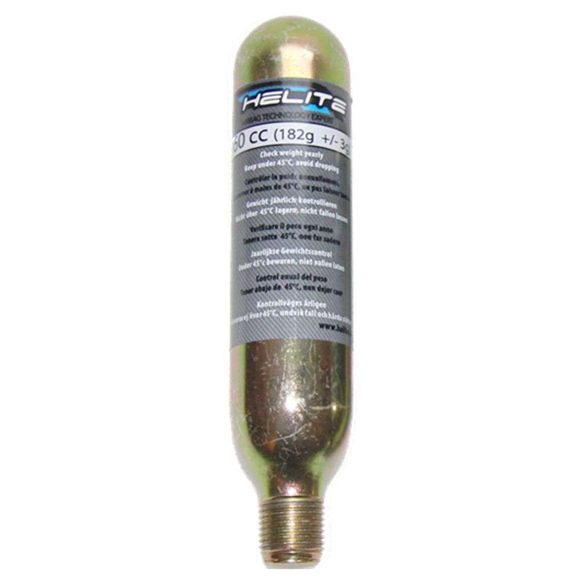 Bombona para chaleco airbag -Helite de 60cc