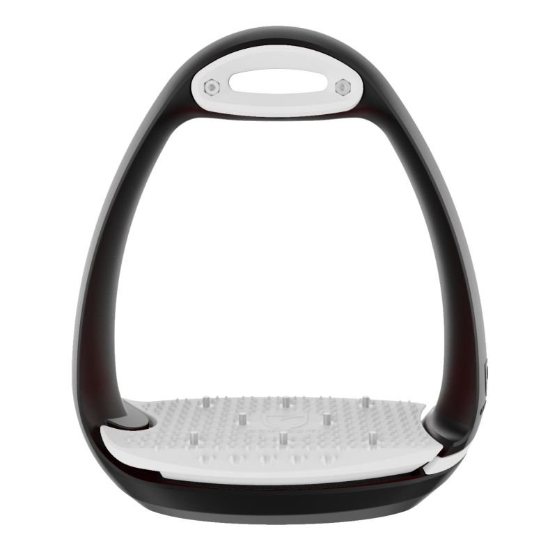 Black and white running boards model Eole PRO by Compositi