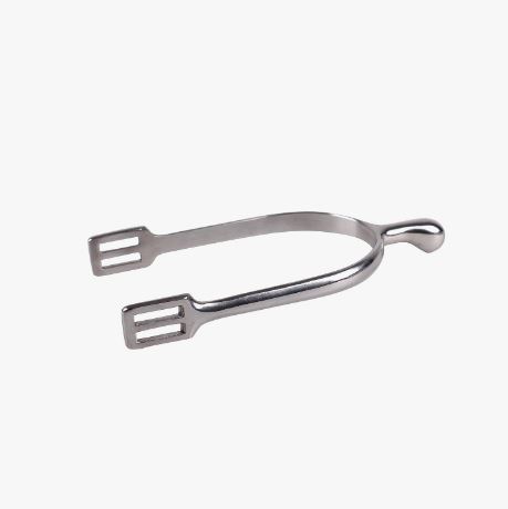 Narrow Rounded Contact Spurs with Straps - QHP