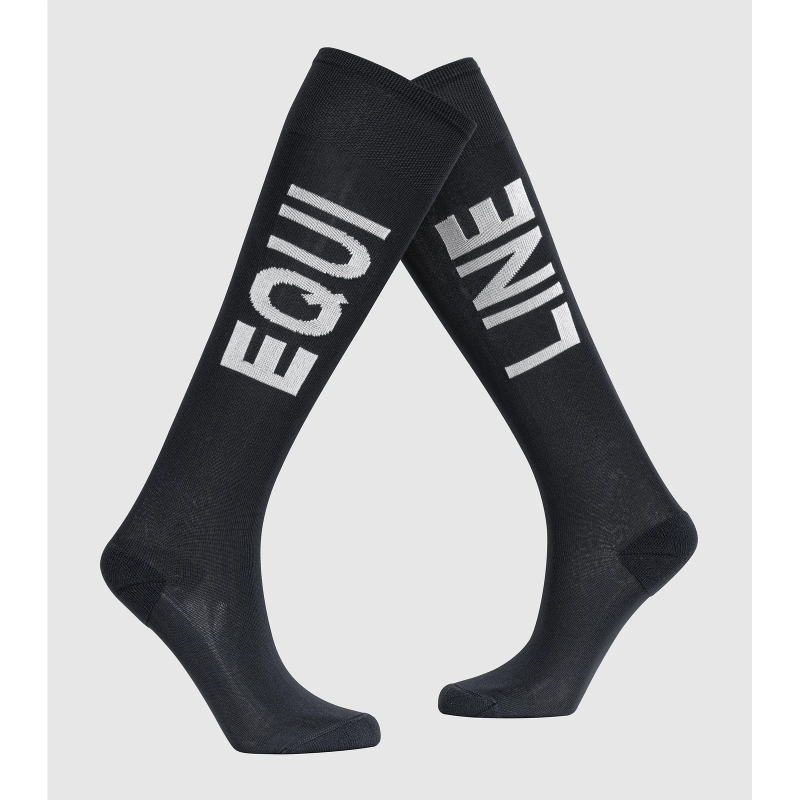 Chaussettes d'équitation junior noir junior - Equiline