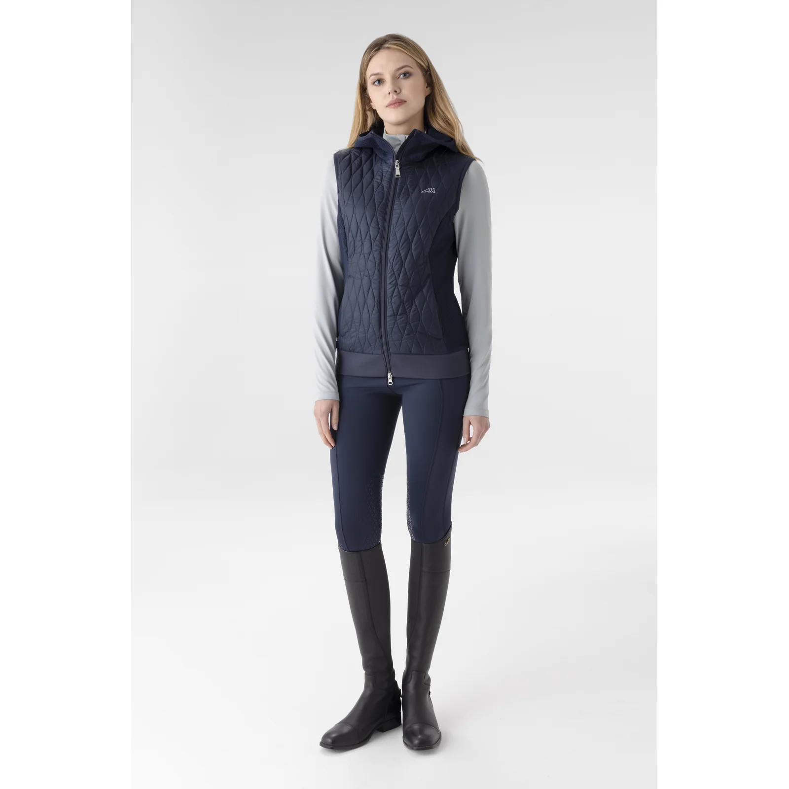 Chaleco azul acolchado y técnico para mujer Eblyev - Equiline