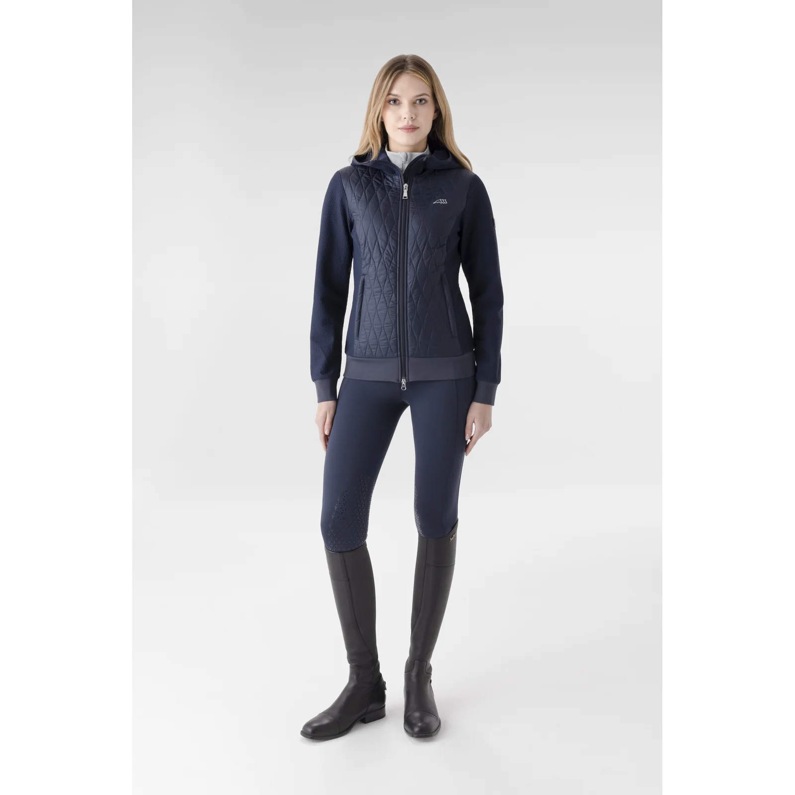 Blue padded and technical jacket for women Eblye - Equiline