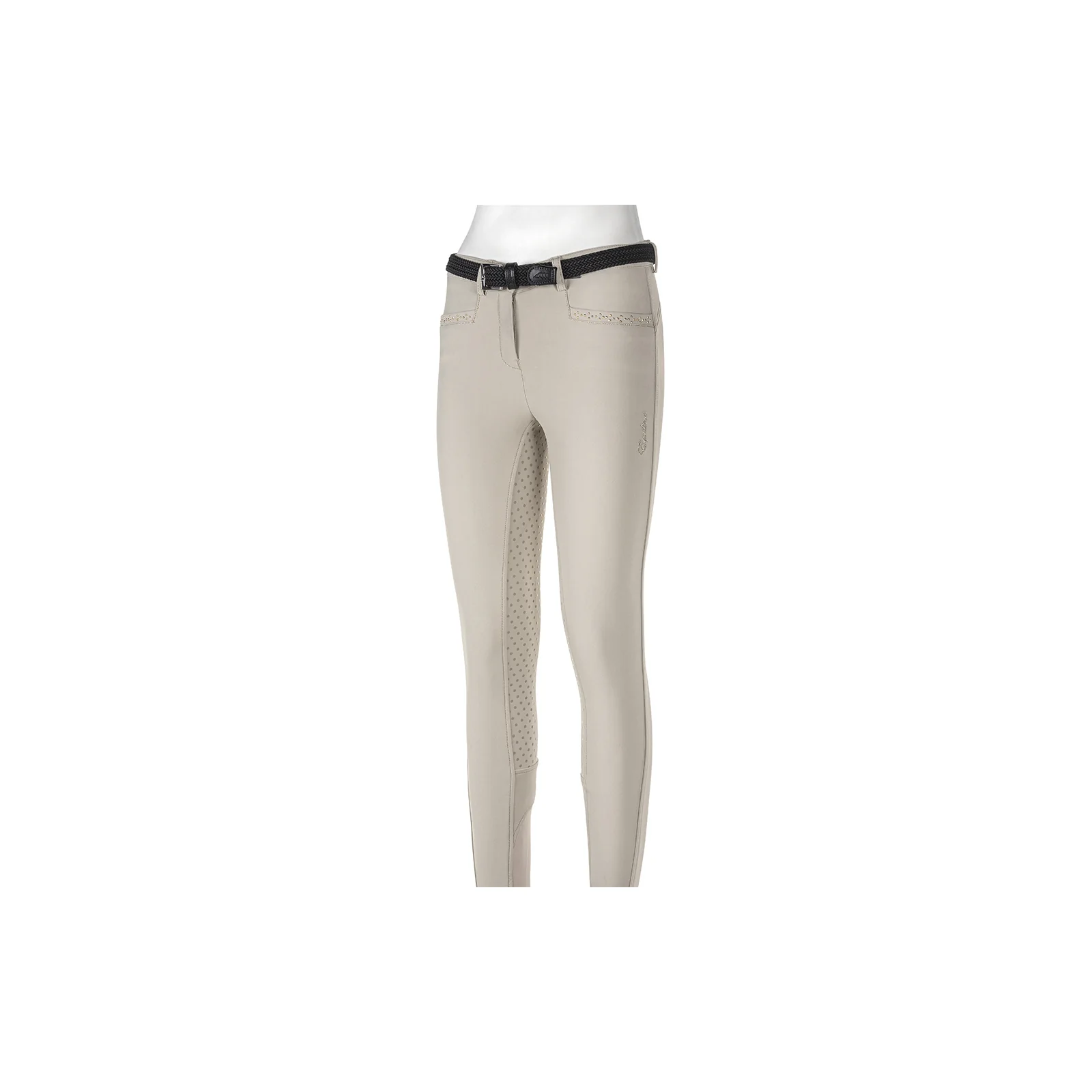 Beige riding breeches for girls Emma - Equiline