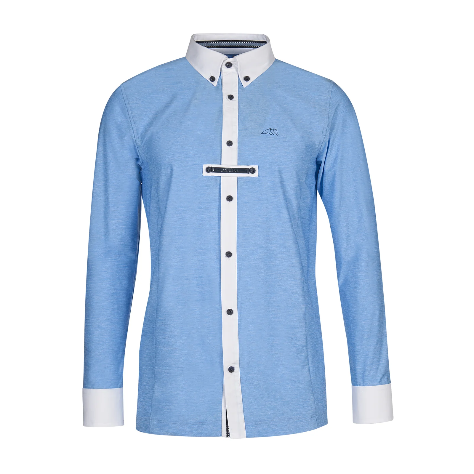 Blue competition polo shirt for men Felix - Equiline