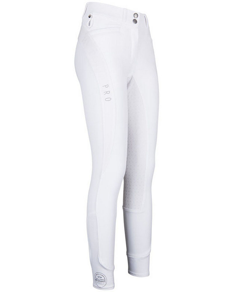 Pantalons blanc pour concurso avec grip cuelera pour femme Farrel Pro - HV Polo
