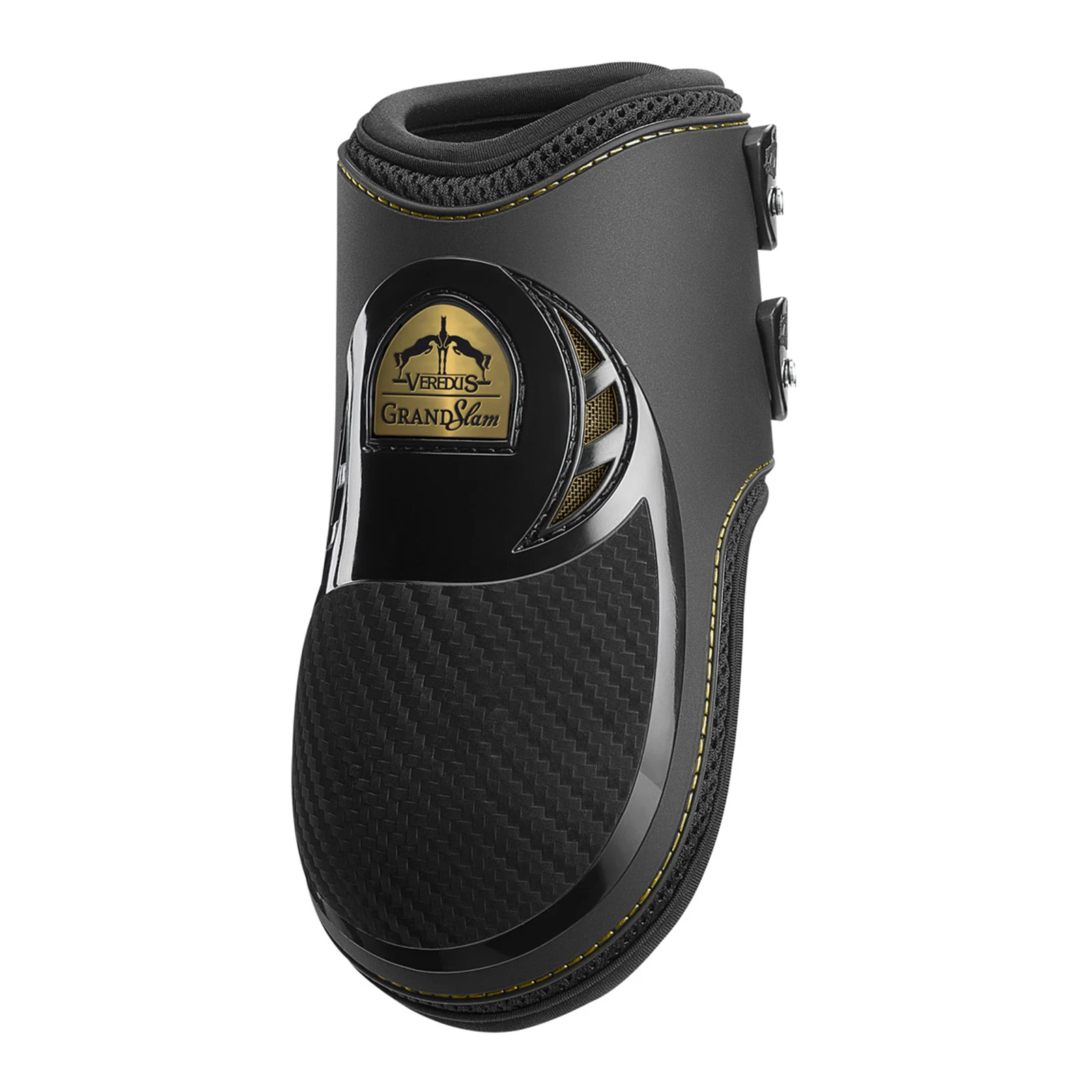 Protectores traseros negros de salto Grand Slam Carbon Gel - Veredus