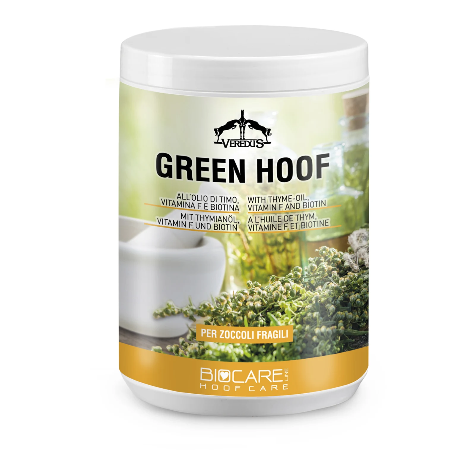 Hoof ointment with thyme oil and biotin Green Hoof 1000 ml - Veredus