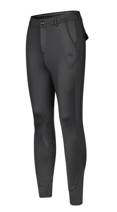 Pantalons d'hiver noir avec poches et grip genoux pour homme-KLKolton-Kingsland