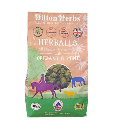 Golosinas de orégano y menta para caballos - Herballs - Hilton Herbs