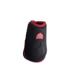 Protectores traseros negros y rojos de salto Olympus - Veredus