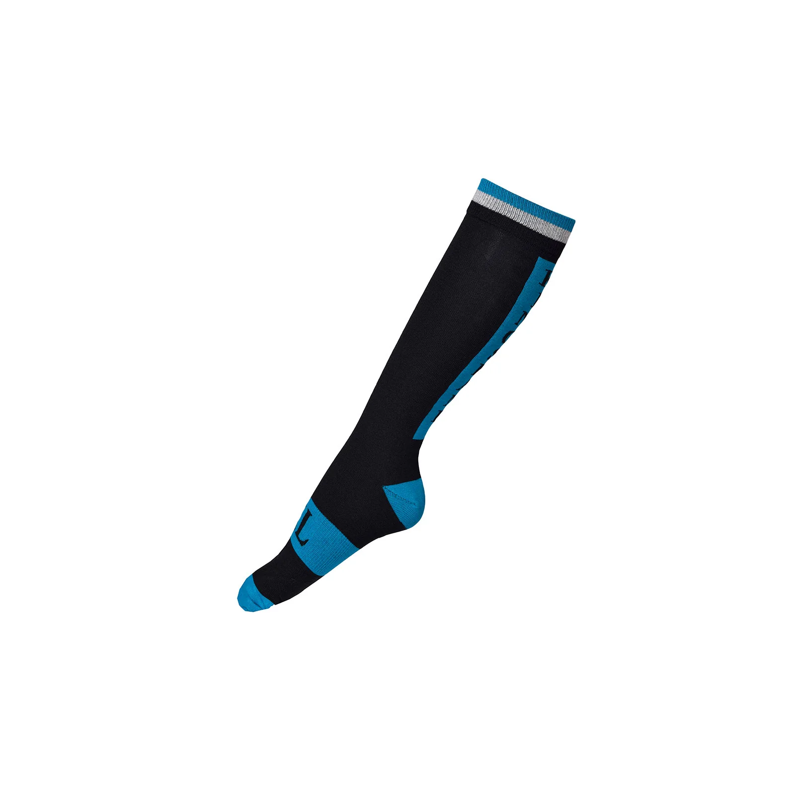 Calcetines coolmax de caña alta negros y azul celeste - Napf - Kingsland