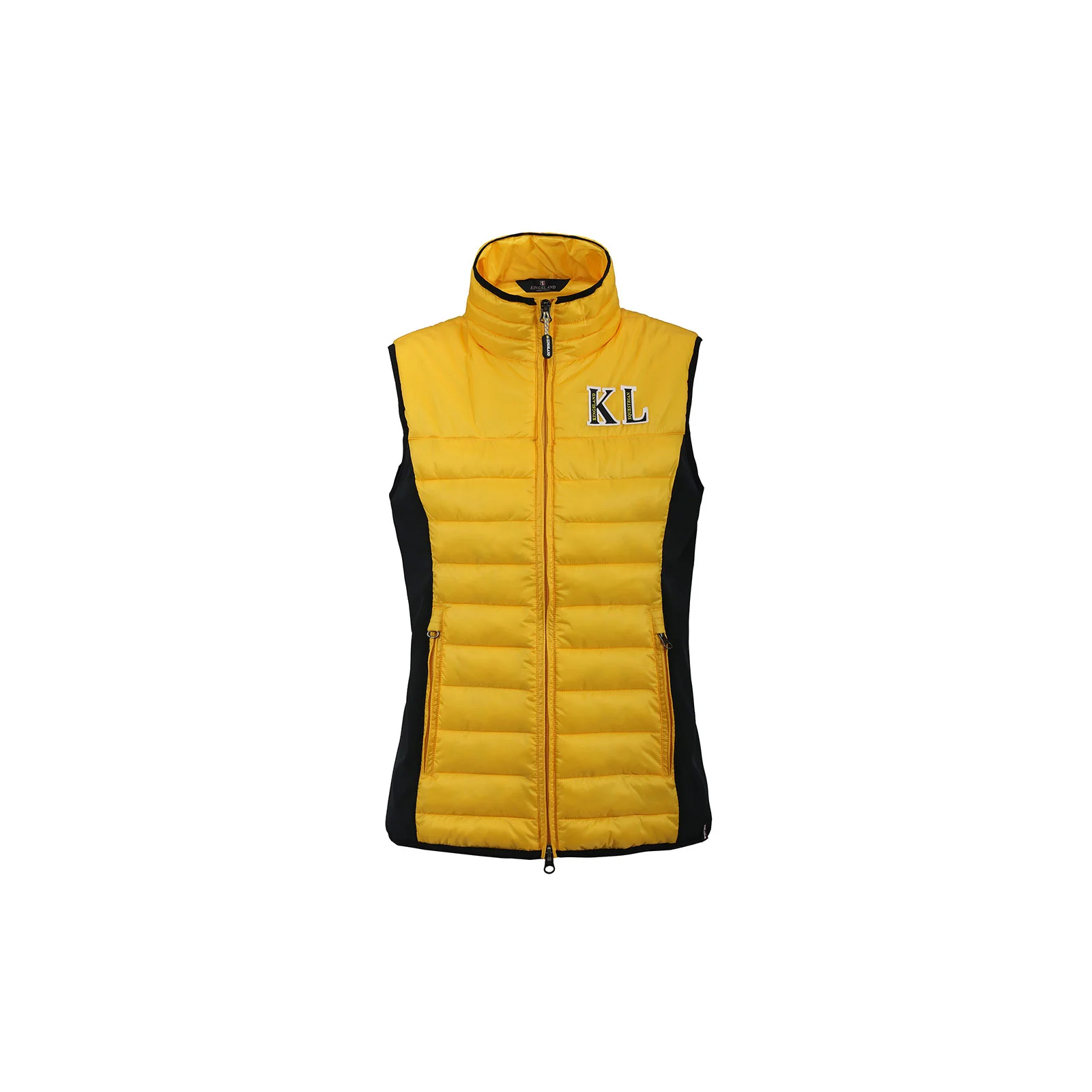 Chaleco acolchado amarillo y azul marino unisex Le Vanto - Kingsland