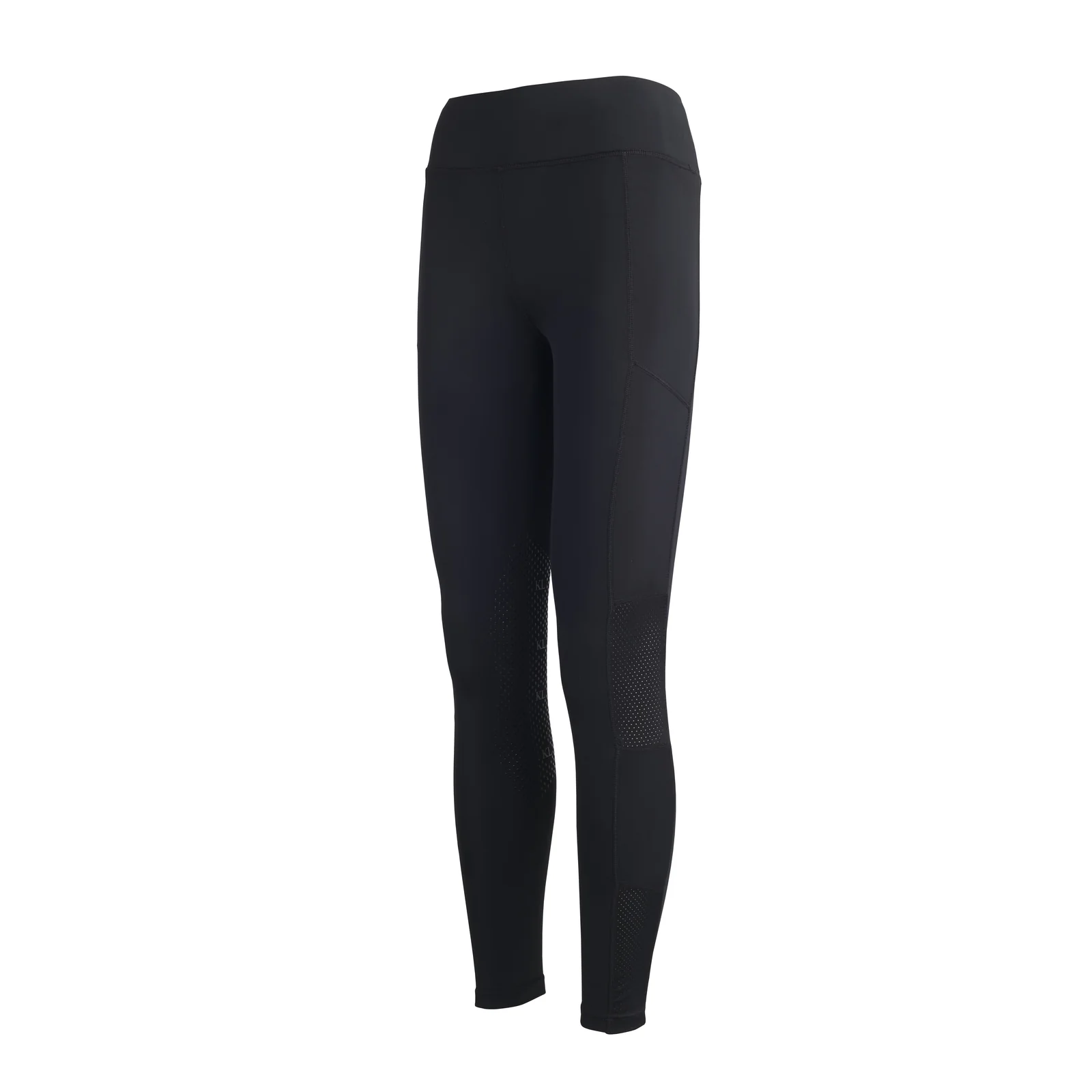 Legging d'équitation noir à basanes pour femme KLkatinka - Kingsland