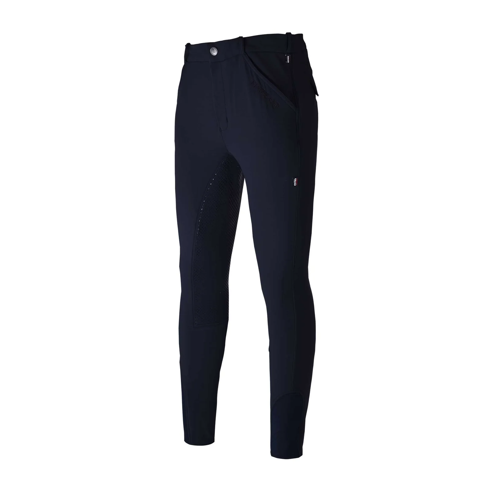 Navy full-grip riding breeches for men Kenton - Kingsland