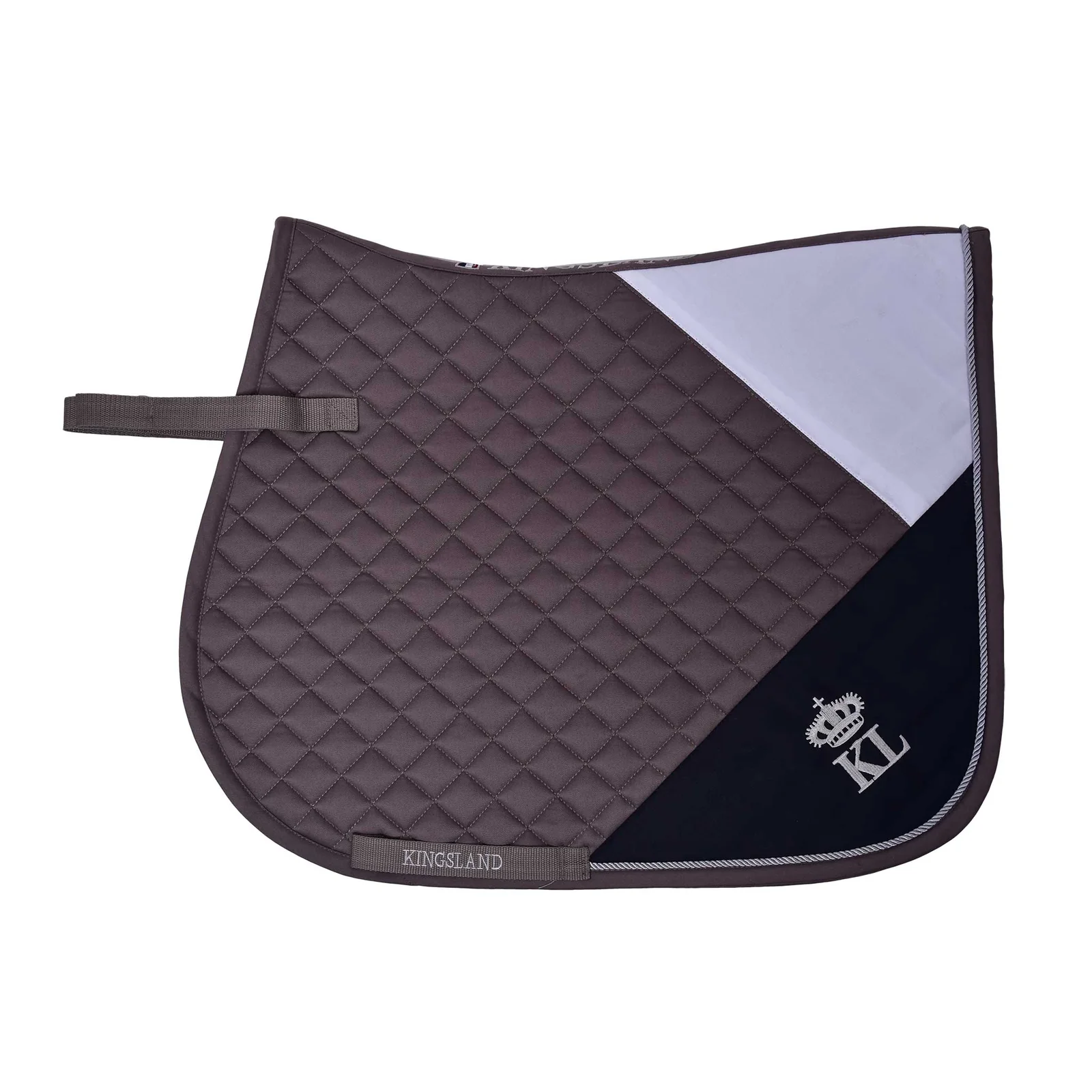 Tapis de saut marron doublé Coolmax à bordure cordon KLilham - Kingsland
