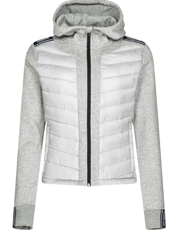 Veste grise matelassée par-devant pour femme - KLginny - Kingsland