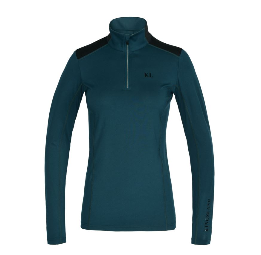 Women's Green Long Sleeve Training Top - KLnicole - Kingsland