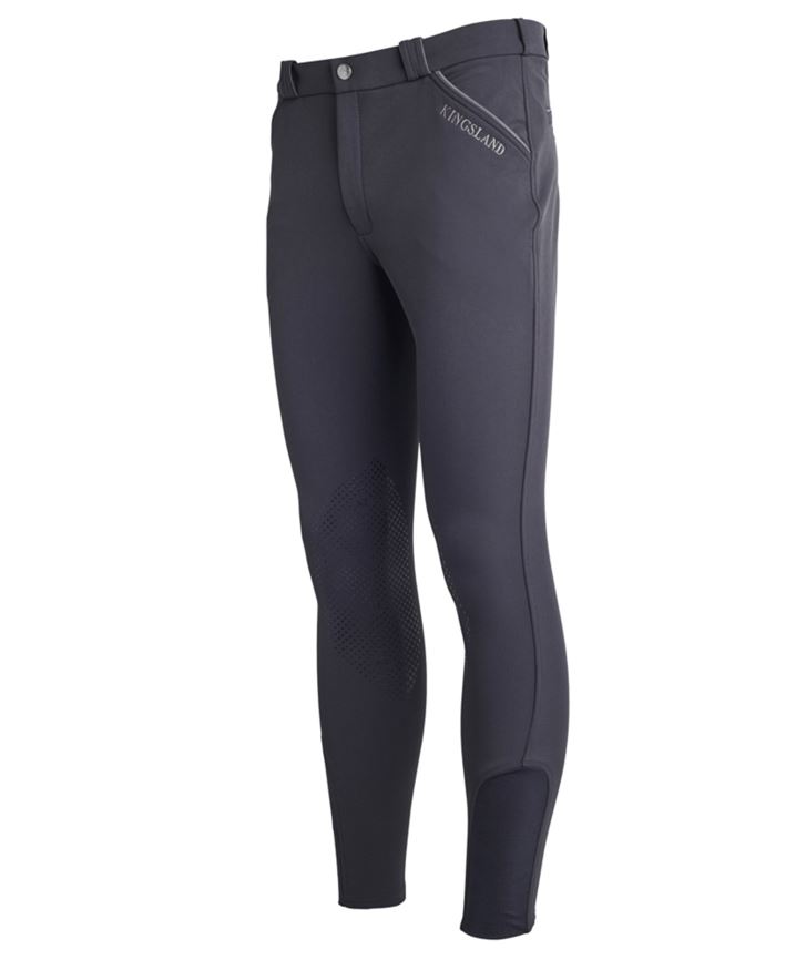 Pantalons bleu marine avec poches et détails gris pour homme Klkenton - Kingsland