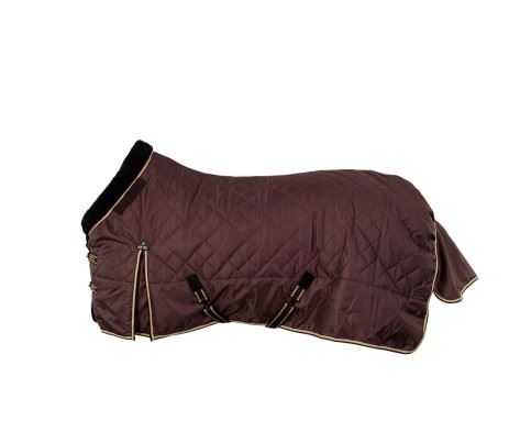 Manta de cuadra color burdeos para caballo (1200D-250g) BR