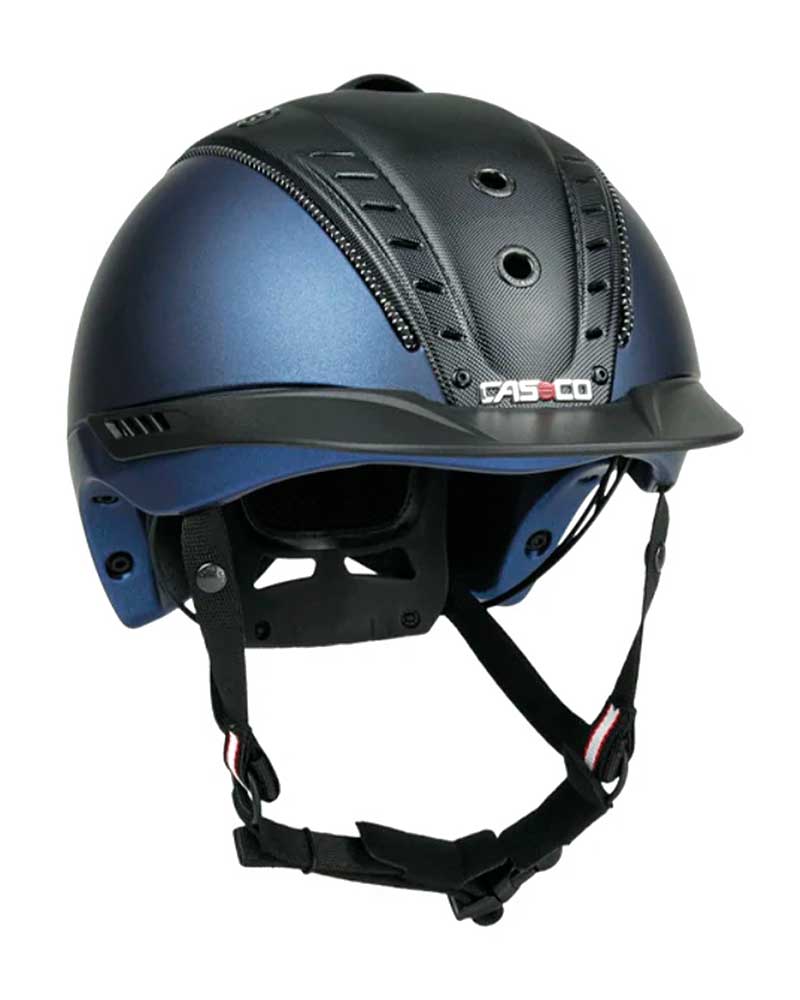 Casque d'équitation bleu foncé et noir - Mistrall 2 Edition - Casque