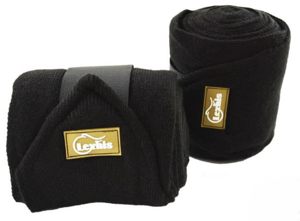 Lot de 2 Bandes de repos noir (3 metros x 10 cm )pour poney ou cheval-Lexhis