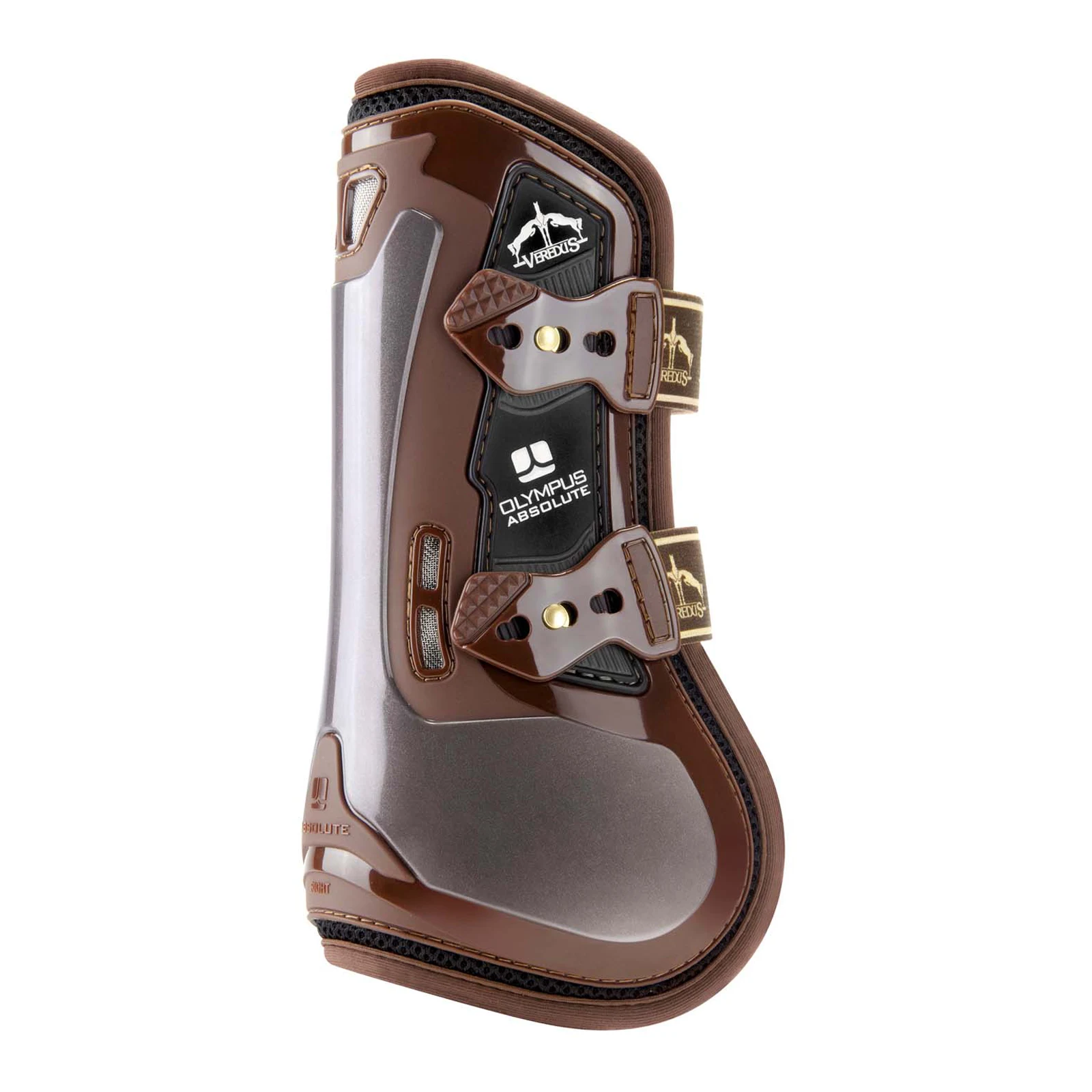 Brown front tendon jumping boots Olympus Absolute - Veredus